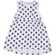 F&F Kékpöttyös ruha (80) baba