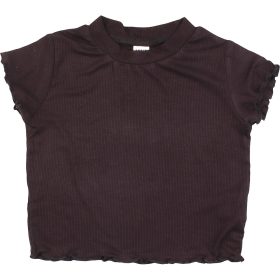 Fekete bordázott felső (86-92) kislány