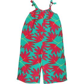 TU Virágos zöld jumpsuit (146) lány