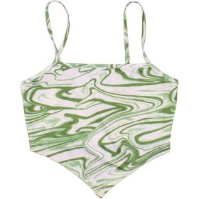 Zöldmintás felső (146) lány