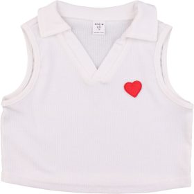 Szíves bordázott felső (122) kislány