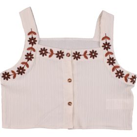 Hímzett bézs felső (152) lány
