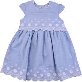 George Hímzett kék ruha (68) baba