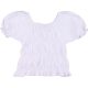 Gyűrt fehér felső (116) kislány