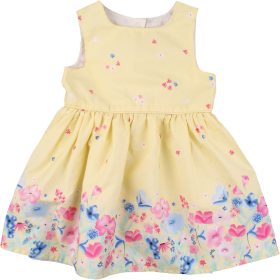 Primark Virágos sárga ruha (74) baba