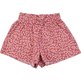 Virágos barna short (152) lány