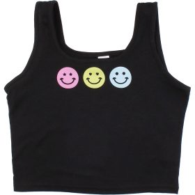 Smiley fekete felső (134) lány