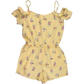 H&M Virágos sárga playsuit (146) lány