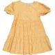 F&F Virágos sárga ruha (128) kislány