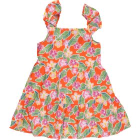 Primark Virágos narancs ruha (98) kislány