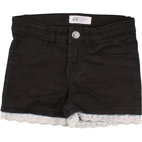 H&M Fekete farmershort (116) kislány