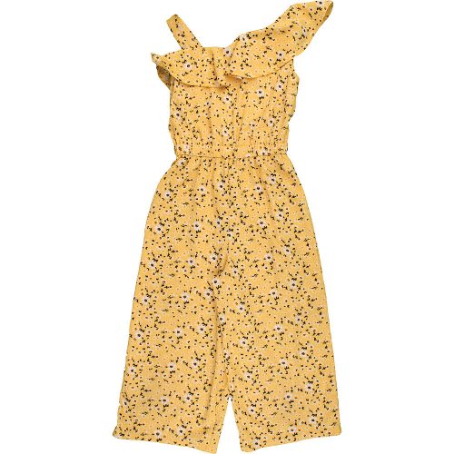 George Virágos sárga jumpsuit (134) lány