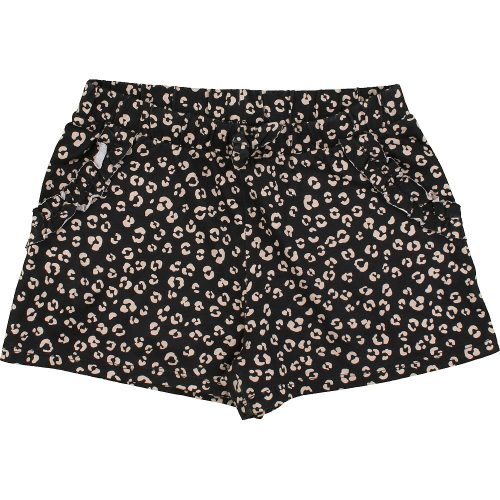 H&M Mintás fekete short (134-140) lány