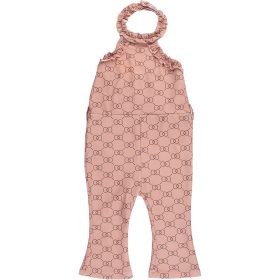 Mintás barna jumpsuit (92) kislány