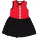 Next Piros-fekete playsuit (104) kislány