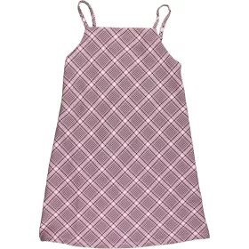 Primark Kockás rózsaszín ruha (146) lány