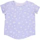 Kockás-virágos felső (128) kislány