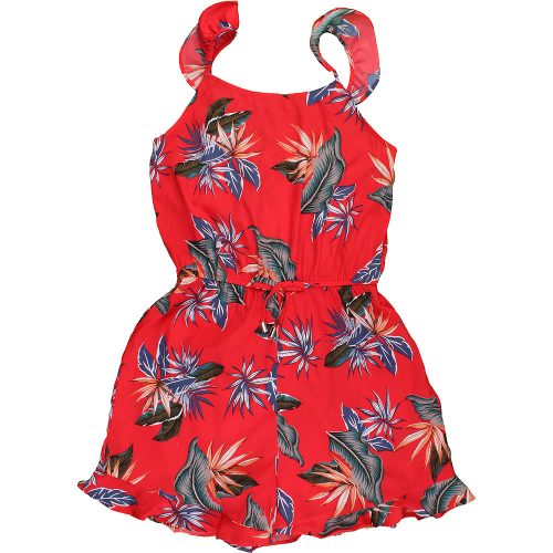 Primark Virágos piros playsuit (152) lány