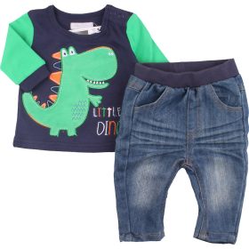 Dínós-kék szett (62) baba