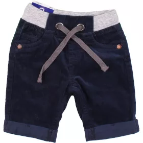 Okaidi Kék kord rövidnadrág (86) baba