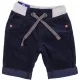Okaidi Kék kord rövidnadrág (86) baba