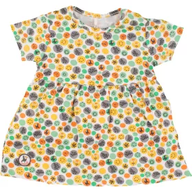 Színesmintás ruha (62) baba