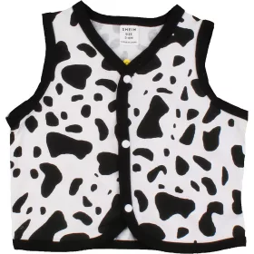 Feketemintás mellény (68) baba