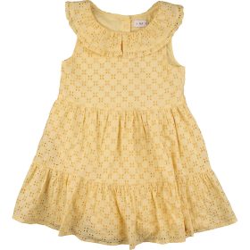 F&F Madeirás sárga ruha (110) kislány