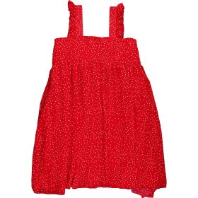 Pöttyös piros ruha (158-164) tini lány