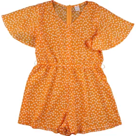 Virágos sárga playsuit (140) lány