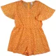 Virágos sárga playsuit (140) lány