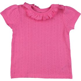 Nutmeg Áttört rózsaszín felső (74) baba