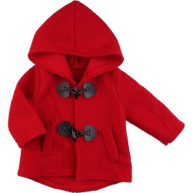 Piros polár kabát (68) baba