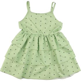 Pöttyös zöld ruha (98) kislány