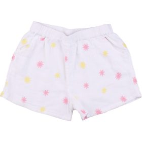 F&F Hímzett fehér short (98) kislány