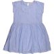 Csíkos kék ruha (140) lány