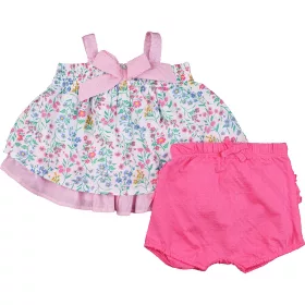 Virágos-rózsaszín szett (62) baba