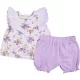 Virágos-lila szett (62) baba