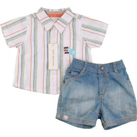 Debenhams Csíkos-kék szett (62) baba