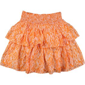 F&F Mintás narancs szoknya (152) lány