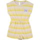 F&F Sárgacsíkos playsuit (128) kislány
