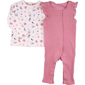 Mintás-rózsaszín szett (74) baba