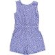 George Virágos kék playsuit (128) kislány