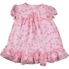 Zip Zap Virágos rózsaszín ruha (74-80) baba