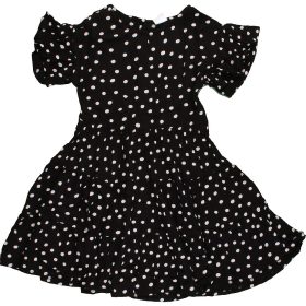 Next Pöttyös fekete ruha (104) kislány