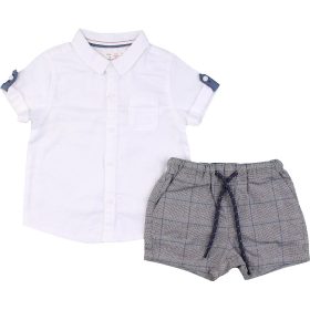 Fehér-kockás szett (68) baba