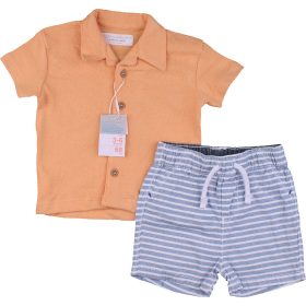 Narancs-csíkos szett (68) baba