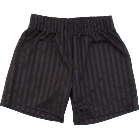 F&F Csíkos fekete rövidnadrág (104) kisfiú