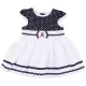 Zip Zap Pöttyös-fehér ruha (68) baba