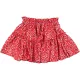 Virágos piros szoknya (34)  női